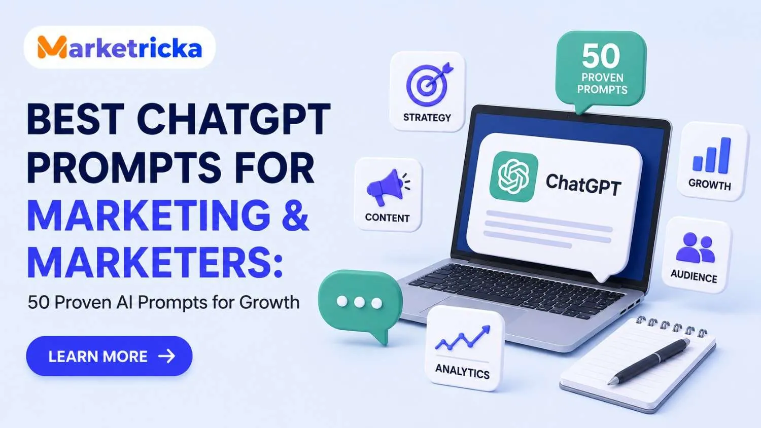 Best ChatGPT Prompts for Marketing & Marketers: 50 Proven AI Prompts for Growth